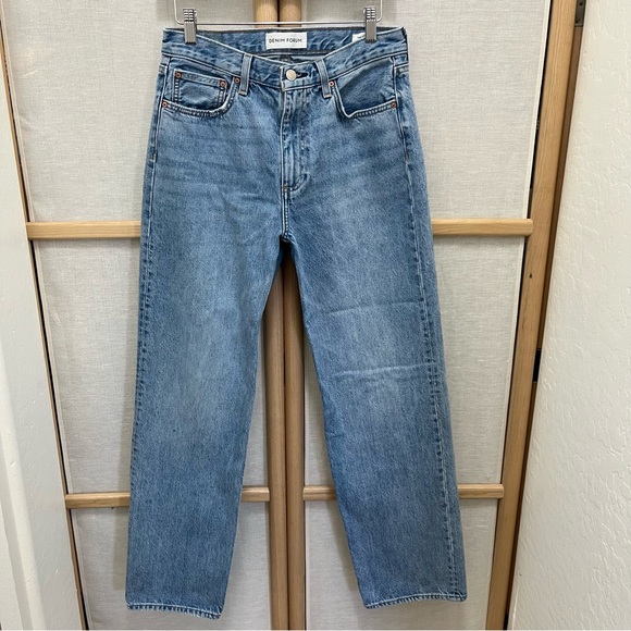 Denim Forum THE '9OS IGGY LO-RISE BAGGY Jean Size 27 Organic Cotton - Picture 1 of 7